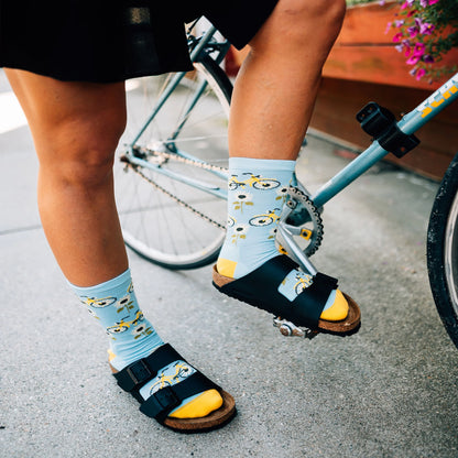 Women's Sun Pedal Crew  Lightweight Lifestyle Sock-Last Chance