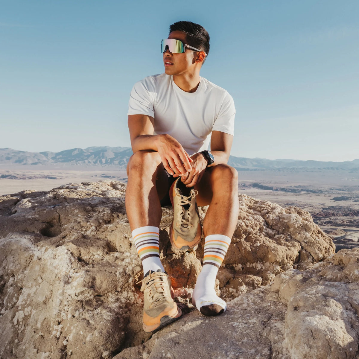 Men's Fastpack Micro Crew Lightweight Hiking Socks