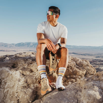 Men's Fastpack Micro Crew Lightweight Hiking Socks