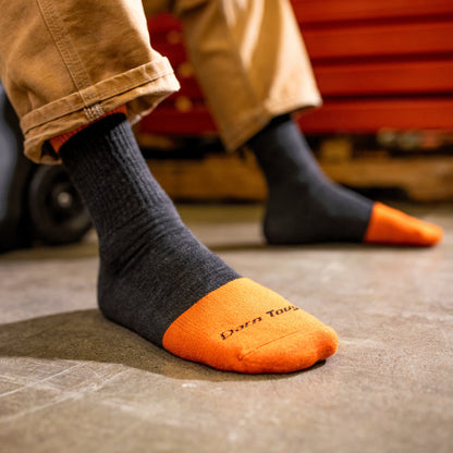 Men's Steely Micro Crew Midweight Work Socks