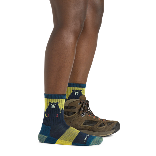 Women's Bear Town Micro Crew Lightweight Hiking Socks