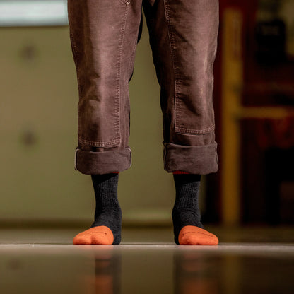 Men's Steely Micro Crew Midweight Work Socks
