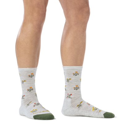 Women's Wildflower Crew Lightweight Lifestyle Socks