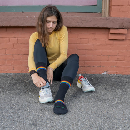 Women's Prism Micro Crew Lightweight Running Socks